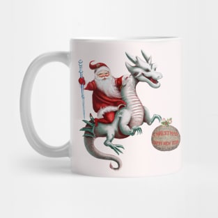 Santa Claus and The Dragon Mug